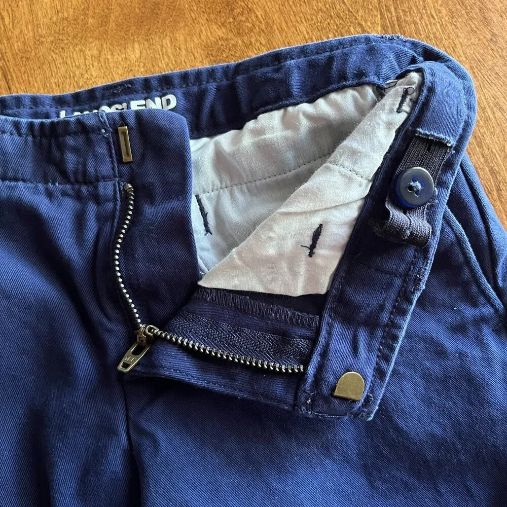 Lands' End navy shorts 5-6